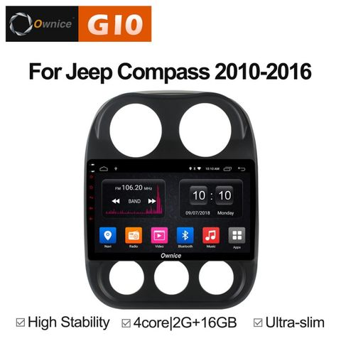 Ownice G10 S1252E  Jeep Compass (Android 8.1)